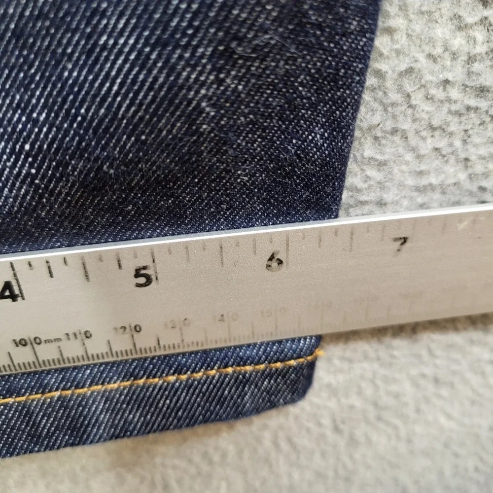 Everlane Men Jeans 32 Blue Denim Ankle‎ Pockets High Rise Cotton 27 in Inseam